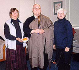 Taigen with Liz Tuomi, Bolinas Practice Leader, and Dale McCarthy, San Rafael Meditation Hall Leader